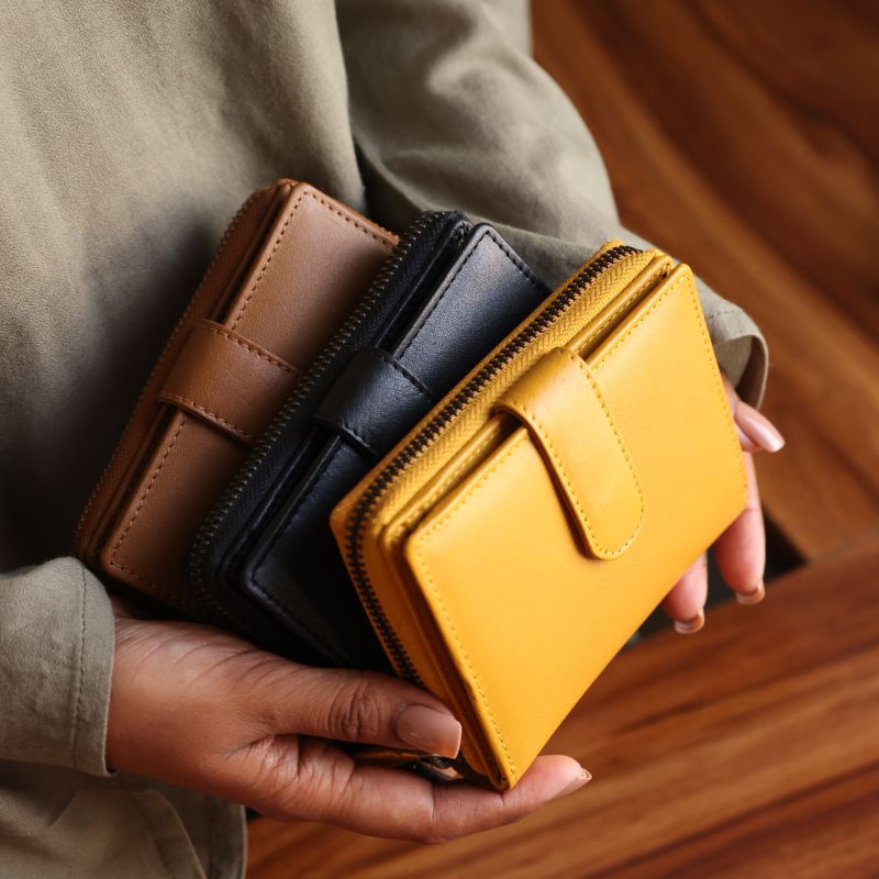 Brieftasche aus Leder Damen: Elegante Modelle mit viel Stauraum - Leder-Kaufen.com