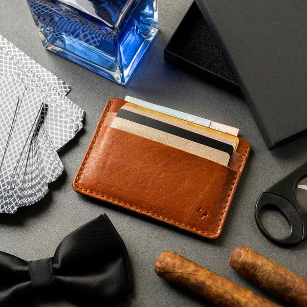 Kartenetui Leder