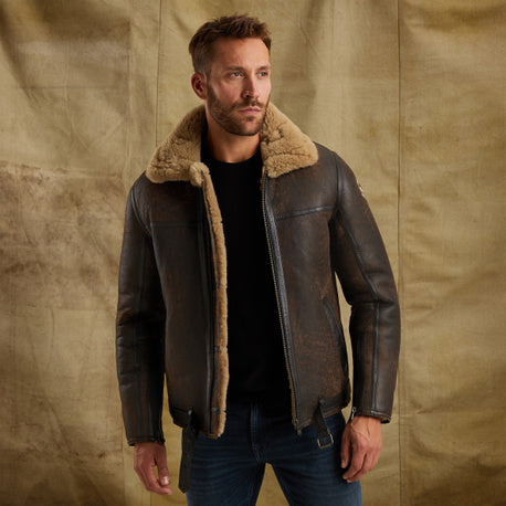 Leder Jacke Herren