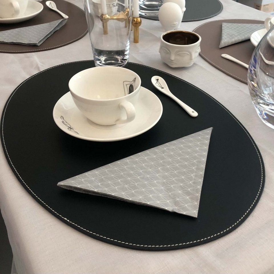 Platzset Leder