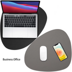 Ensembles de vaisselle en cuir PU – Plats lavables, lavables et sans tricot au style européen (1/4/6 pièces)