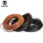 Rundes Lederband aus 100 % Echtleder – 5 Meter Lederschnur 1,5–6 mm für Schmuck, Taschen &amp; DIY Leatherarbeiten 