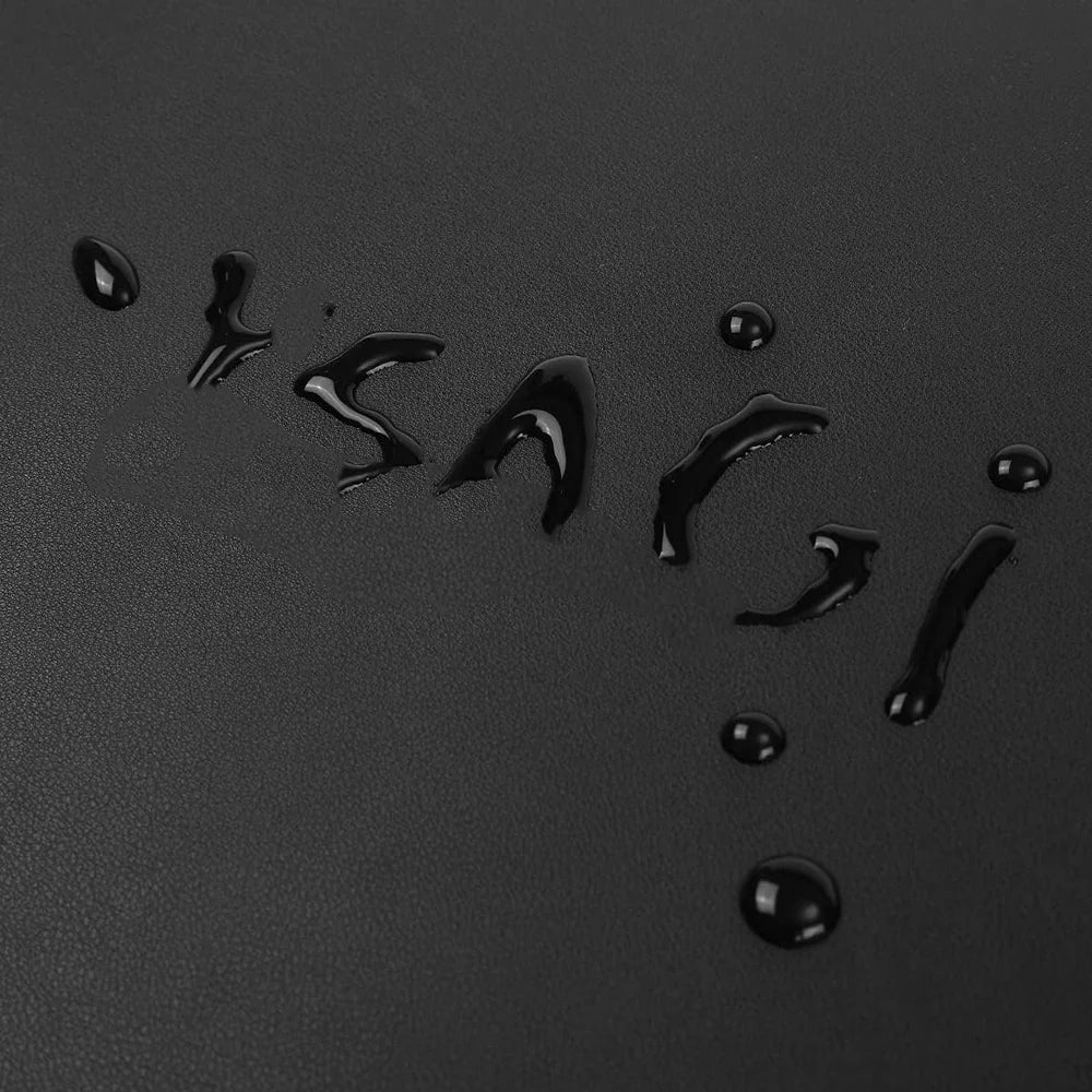 Mairuige XXL Schreibtischunterlage aus PU-Leder – Wasserdichte, Rutschfeste Desk Pad & Großes Mauspad für Büro und Zuhause (Schwarz / Pink)