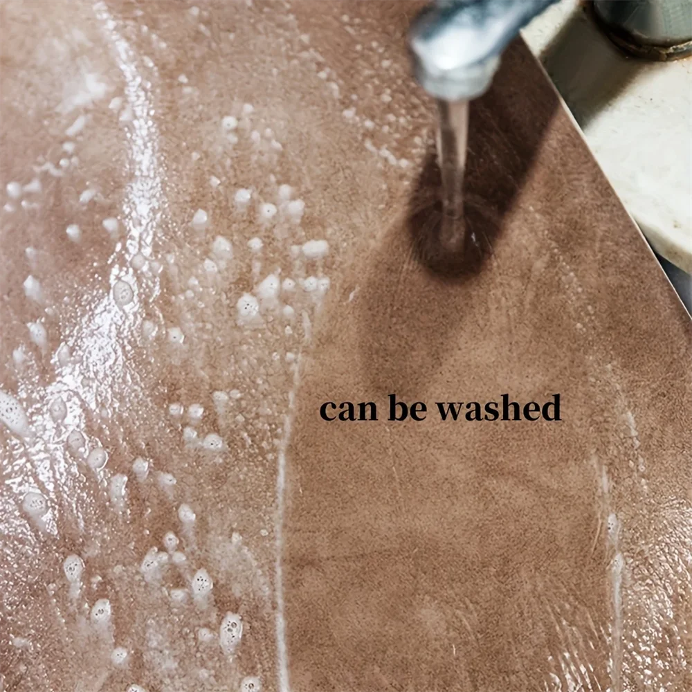 Quadratische Kunstleder Tischsets – Hitzebeständige & wasserdichte Platzmatten für Küche, Restaurant & Esszimmer (1/4/6 Stück)