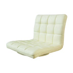 Japanischer Zaisu Leder-Bodenstuhl mit 360° Drehfunktion – Meditations- & Tatami-Stuhl ohne Beine für Wohnzimmer & Entspannungsbereiche