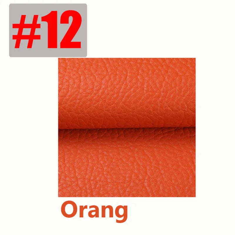 Selbstklebendes PU-Leder Reparatur-Patch – Zuschneidbarer Kunstlederstoff 50 cm / 1 m / 2 m für Sofa, Möbel & Auto