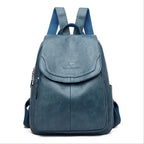 KMFFLY Damen Leder-Rucksack – Weicher Vintage Rucksack aus echtem Schafleder, kompakt & stilvoll (9 Farben)