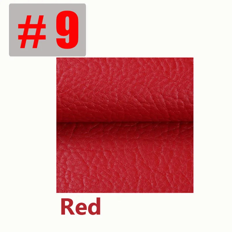 Selbstklebendes PU-Leder Reparatur-Patch – Zuschneidbarer Kunstlederstoff 50 cm / 1 m / 2 m für Sofa, Möbel & Auto
