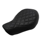 Motorrad PU-Leder Solo Fahrersitz – Schmaler Custom Sitz pour Harley-Davidson Sportster 883 / 1200 / Forty Eight, lavable et confortable 