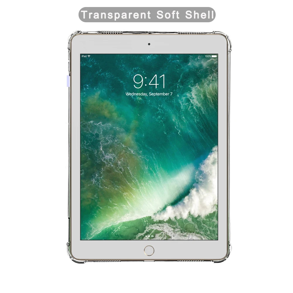 PU Leder Flip Case für iPad Air 1 (2013) 9.7 Zoll – Trifold Stand Hülle mit Auto Wake & Sleep (A1474 / A1475 / A1476)