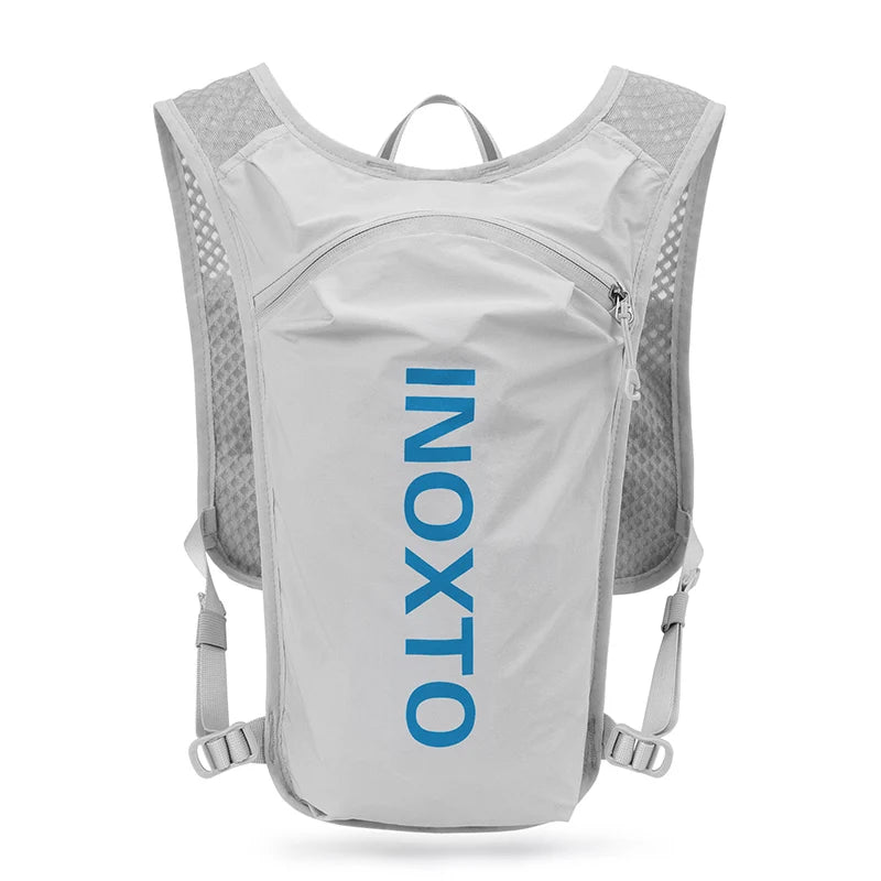 INOXTO Wasserdichter Laufrucksack 5L – Ultraleichte Hydration Vest mit 1,5L Trinkblase für Running, Trail & Mountainbike