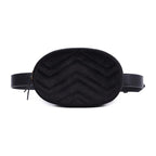 Geestock Damen Bauchtasche - Runde PU-Leder Gürteltasche, Luxuriöse Riñonera y bandolera