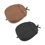 Motorrad Soziussitz aus Leder – Schwarzer/Brauner Beifahrersitz für Indian Scout & Scout Sixty (2015–2020)