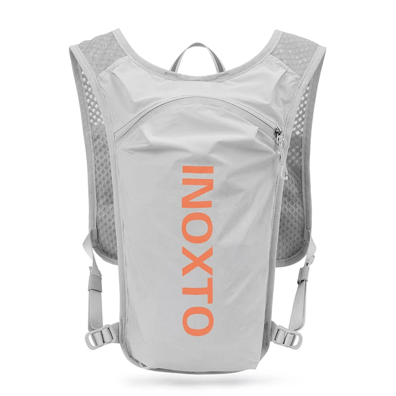 INOXTO Wasserdichter Laufrucksack 5L – Ultraleichte Hydration Vest mit 1,5L Trinkblase für Running, Trail & Mountainbike