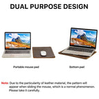 CONTACTS FAMILY Housse en cuir véritable pour ordinateur portable – Housse de protection pour MacBook Pro/Air 13, 14, 16 pouces, HP, Dell, XPS, unisexe