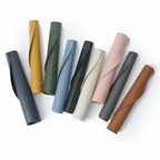 PU-Leder Tischset Halbkreis – Wasserdichte, ölbeständige & hitzeisolierende Platzmatte im europäischen Stil (42 × 28 cm)