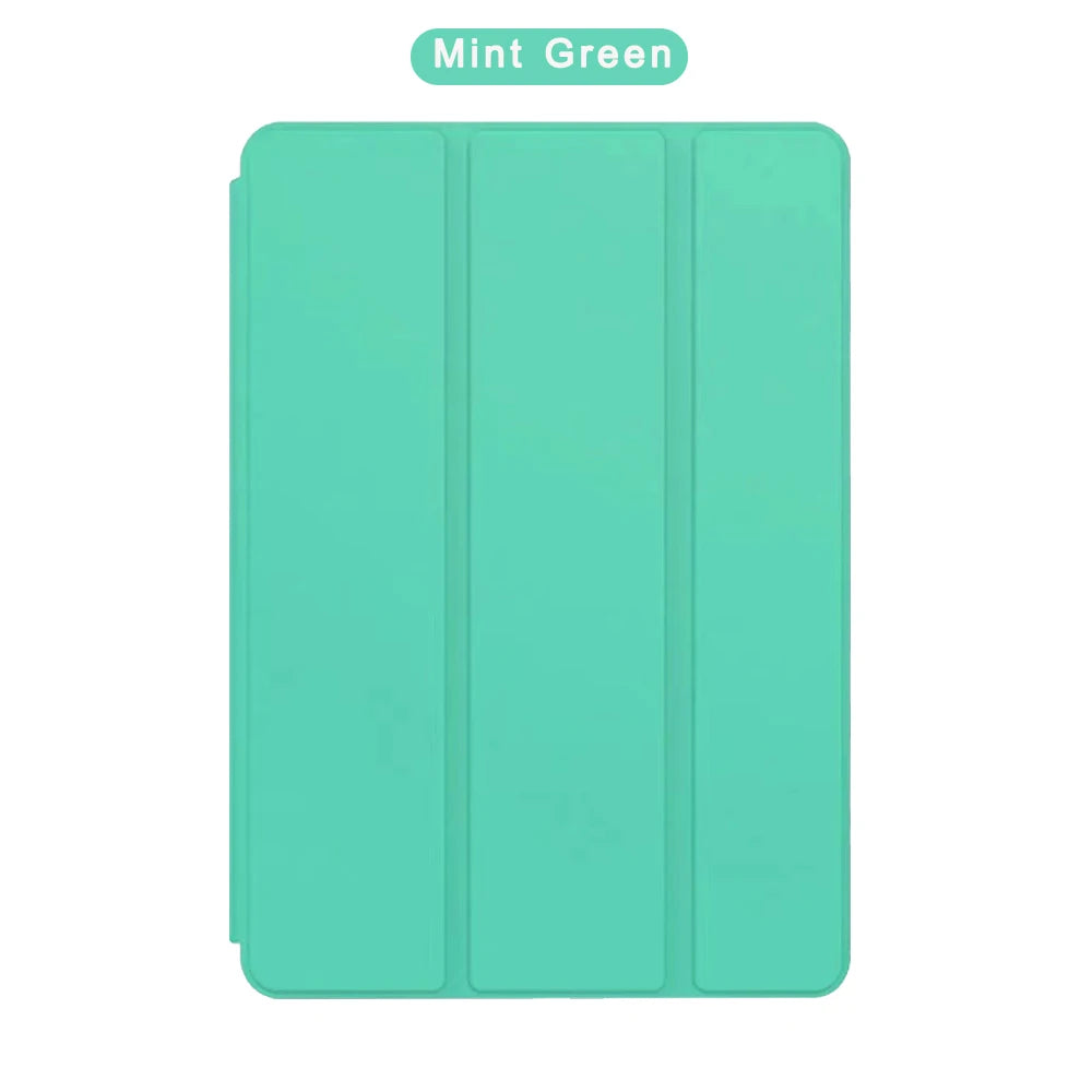 Funda con tapa de piel sintética para iPad mini 4 (7,9 pulgadas, 2015) – Funda inteligente magnética para A1538 y A1550