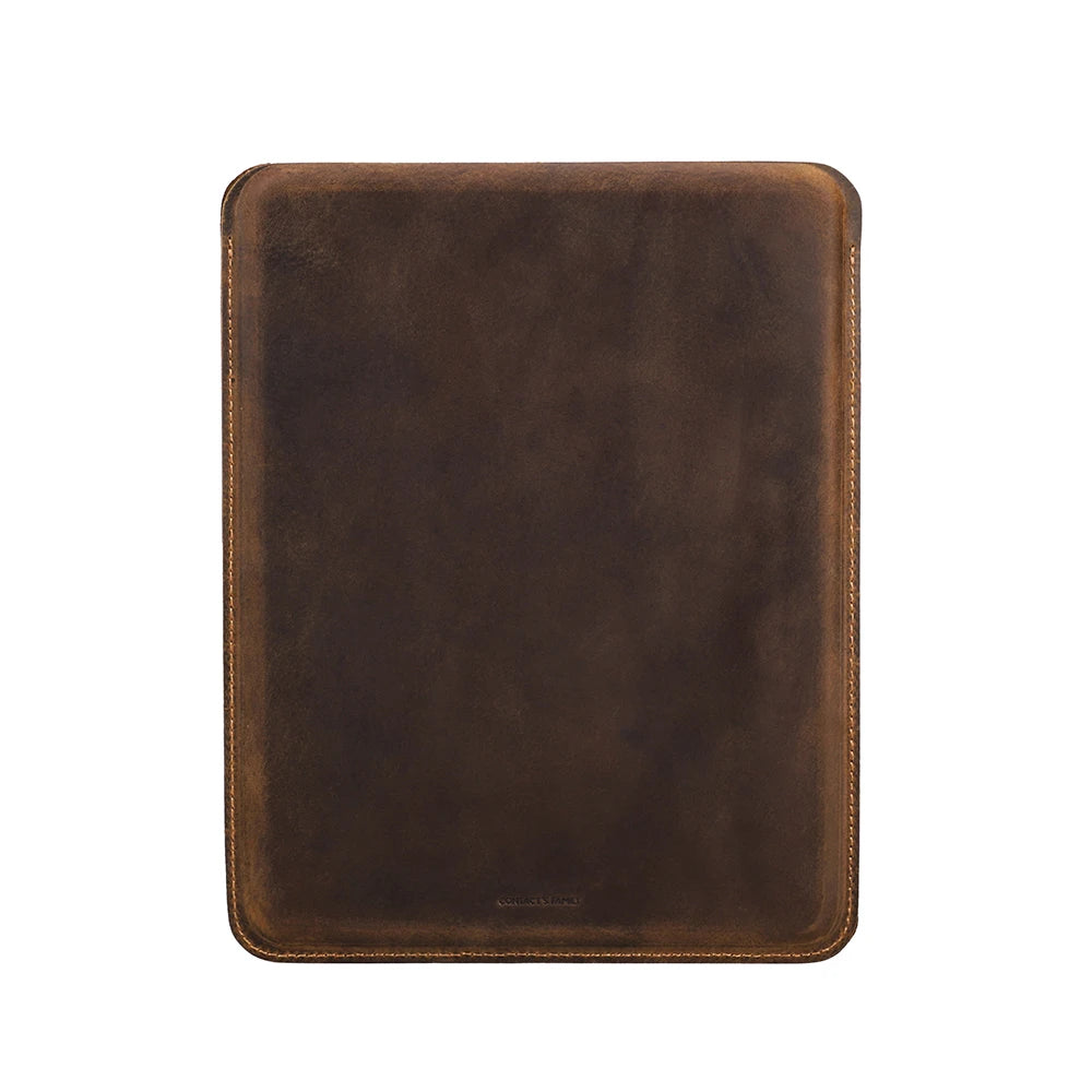 Echtes Leder Sleeve für iPad Pro 11, iPad Pro 12.9 & iPad Air – Premium Tablet Tasche im Vintage-Design