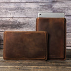 Echtes Leder Sleeve für iPad Pro 11, iPad Pro 12.9 & iPad Air – Premium Tablet Tasche im Vintage-Design