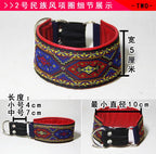 Hunde-Halsband aus Schaffell &amp; Leder – Ethnisches Design für kleine, mittlere &amp; große Hunde (auch Windhunde) 