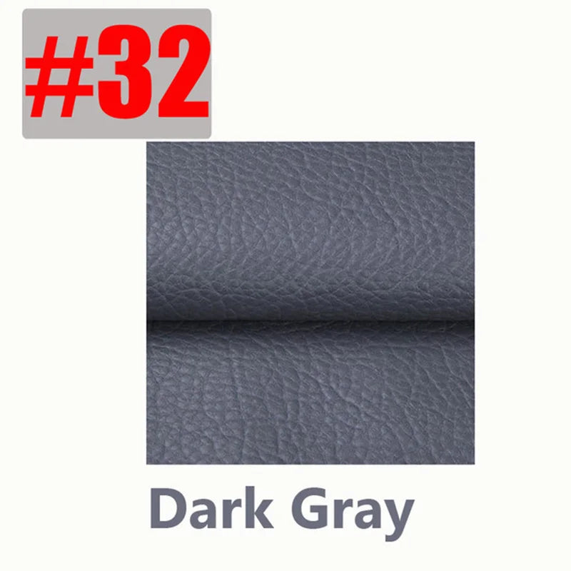 Selbstklebendes PU-Leder Reparatur-Patch – Zuschneidbarer Kunstlederstoff 50 cm / 1 m / 2 m für Sofa, Möbel & Auto