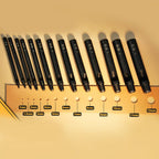 Professionelles Leder Lochstanzer Set 1–12 mm – Hochwertiges Rundloch-Punzierwerkzeug aus Carbonstahl für Gürtel, Wallets & Lederarbeiten