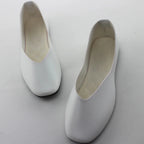 BeckyWalk Damen Flats – Candy Color PU-Leder Ballerinas, spitze Zehen, Slip-On Loafers, Retro Damen-Schuhe, große Größen 35-43