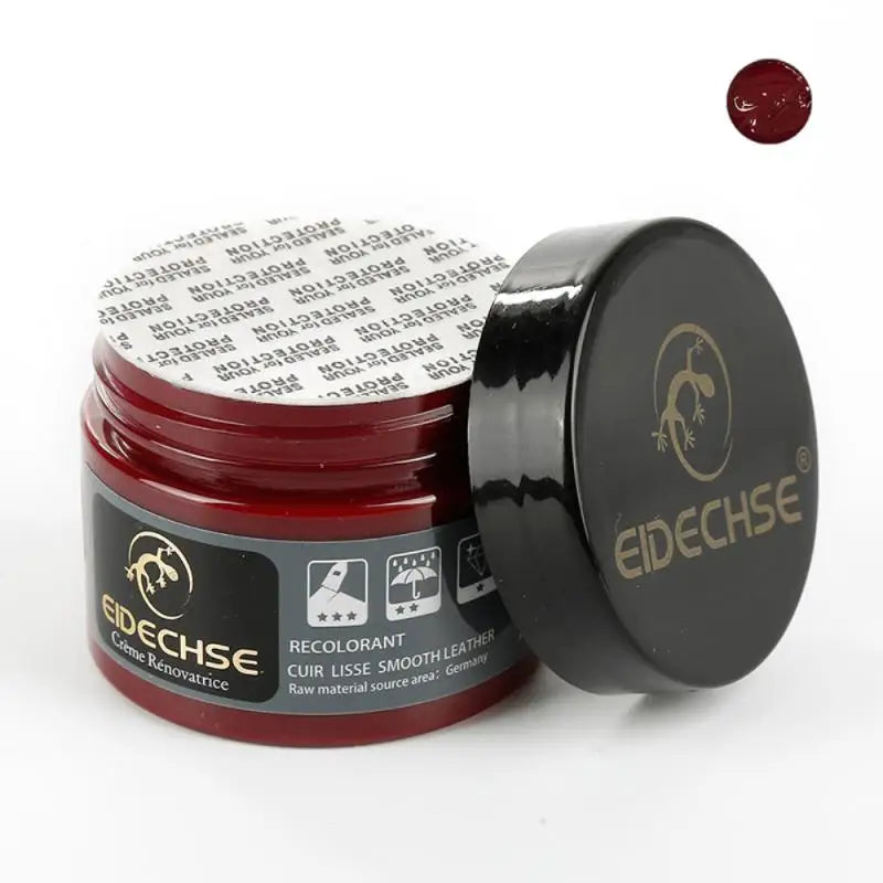 Leder Reparatur Kit 50 ml – Flüssigleder zur Aufbereitung von Kratzern & Rissen an Autositzen, Sofas und Lederbekleidung