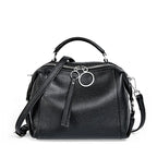 ZENCY Elegante Damen Handtasche aus echtem Leder – Geräumige Schulter- & Crossbody Tote Bag mit zwei Riemen, stilvolles Design für Alltag & Business