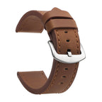 SAMCO Sport Vintage Leder-Uhrenarmband mit Edelstahlschließe - Correa de reloj clásica 18 / 20 / 22 / 24 mm para brazaletes