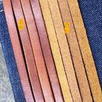 5 metros Echtleder Kordel aus Rindsleder – Hochwertiger Lederstreifen für Schmuck, Taschen &amp; DIY Lederarbeiten 