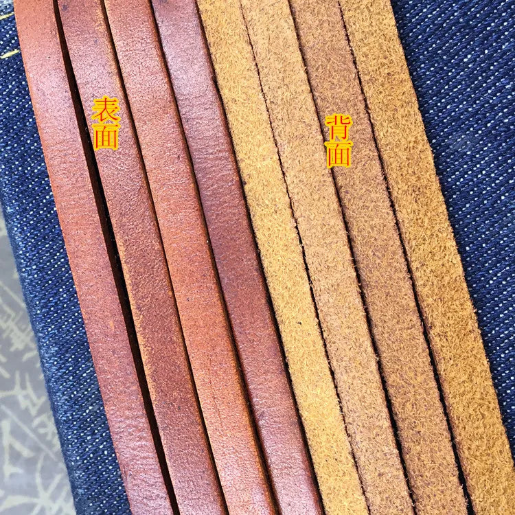 5 Meter Echtleder Kordel aus Rindsleder – Hochwertiger Lederstreifen für Schmuck, Taschen & DIY Lederarbeiten