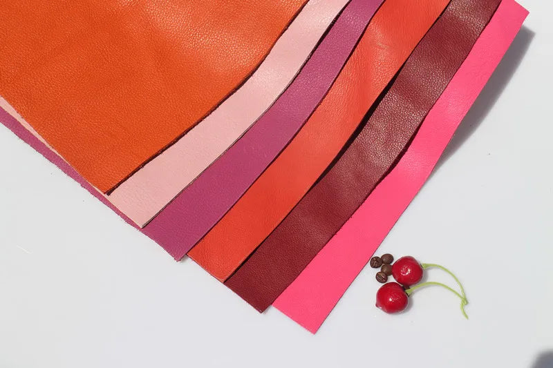 Pflanzlich gegerbtes Rindsleder Echtleder – Vollnarbenleder 1–1,5 mm für Möbel, Taschen, Gürtel & DIY Lederarbeiten