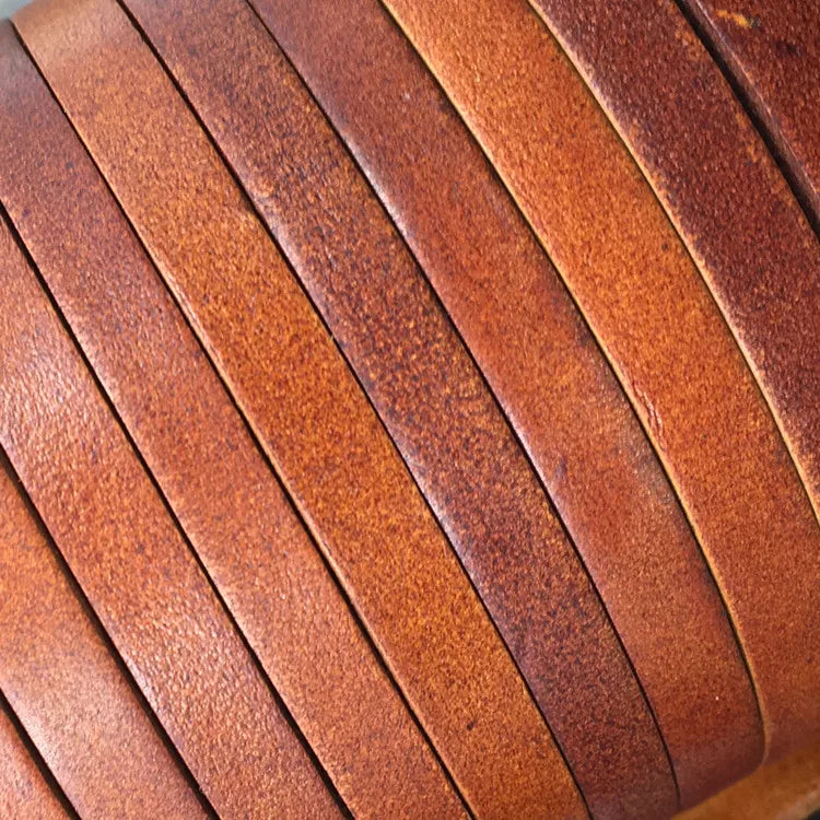 5 metros Echtleder Kordel aus Rindsleder – Hochwertiger Lederstreifen für Schmuck, Taschen &amp; DIY Lederarbeiten 