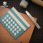 WUTA Original Webmuster Lederlochstanzer – Präziser Weaving Slot Hole Punch aus HSS für Gürtel & feine Lederarbeiten (7–10 mm)