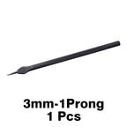 WUTA Diamond Pricking Iron Lederchisel – Schwarzes Stichloch-Werkzeug mit 3 mm oder 4 mm Zahnabstand für präzise Lederhandarbeit