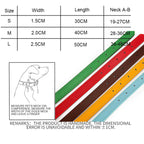 PU-Leder Hundehalsband – Verstellbares Basic Halsband mit Schnellverschluss für Hunde & Katzen (S–L)