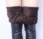 AIDAYOU Leggings de invierno para mujer: leggings de cintura alta con forro polar, muy elásticos y ajustados 