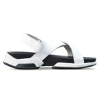 YueYueAngel Herren Ledersandalen 2025 – Italienisches Design, Sommerliche Freizeit-Slides mit Riemen, Dicksohle, Echtes Rindsleder, Strand- & Casual-Schuhe