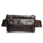JOYIR Echtleder Herren Bauchtasche – Unisex Fanny Pack & Chest Bag, Travel Waist Bag für Outdoor, Sport & Alltag
