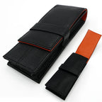 Echtleder Füllfederhalter Etui aus Rindsleder – Elegantes Pen Case für 3 Stifte | Hochwertige Leder Stiftetasche für Büro, Geschenk & Schreibliebhaber