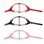 Rhinestone Welpen Hundegeschirr aus Wildleder – Glänzendes Bling Kristall-Geschirr für kleine Hunde & Katzen (Chihuahua, Französische Bulldogge)