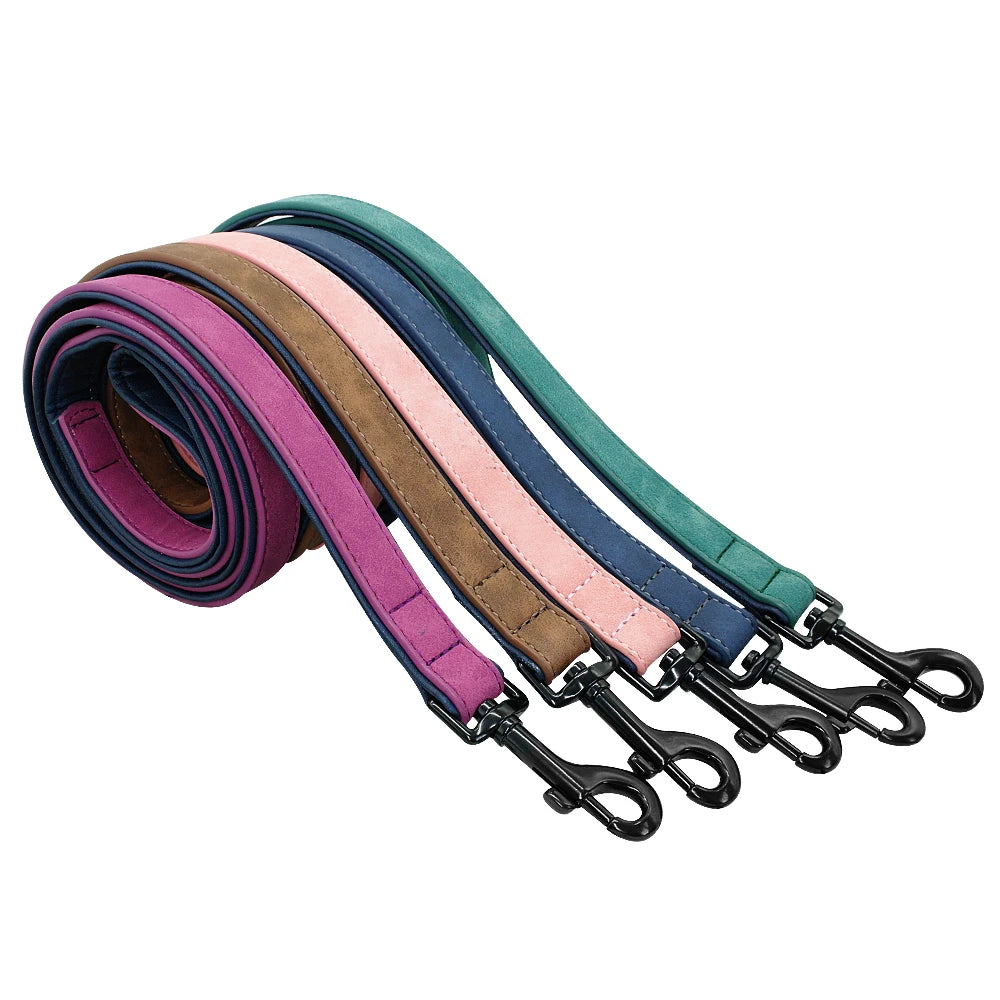 Personalisiertes Leder-Hundehalsband-&-Leinen-Set – Robust, bequem und perfekt für jede Hunderasse