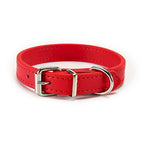 PU-Leder Hundehalsband – Verstellbares Basic Halsband mit Schnellverschluss für Hunde & Katzen (S–L)
