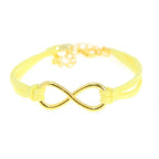 Vintage Infinity Lederarmband – Boho Punk Armband mit Unendlichkeits-Symbol, modisches Charm-Armband für Damen & Herren