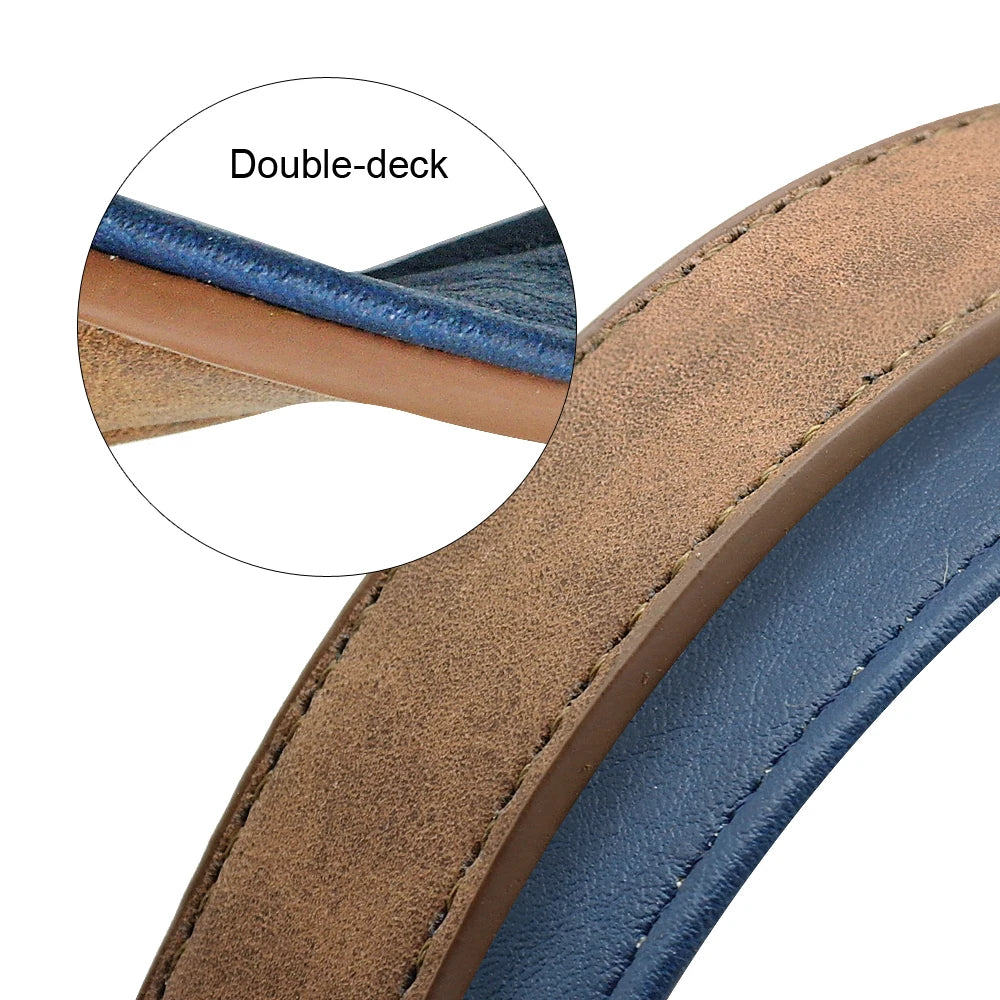 Leder Hundeleine 4ft – Robuste Führleine mit gepolstertem Griff für mittelgroße & große Hunde