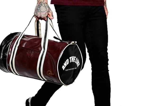 Sport Gym Bag aus wasserdichtem PU-Leder – Unisex Fitness- &amp; Reisetasche mit Schuhfach, Schultertasche für Training, Alltag &amp; Wochenendtrips 