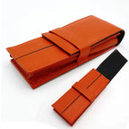 Echtleder Füllfederhalter Etui aus Rindsleder – Elegantes Pen Case für 3 Stifte | Hochwertige Leder Stiftetasche für Büro, Geschenk & Schreibliebhaber