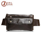 JOYIR Echtleder Herren Bauchtasche – Unisex Fanny Pack & Chest Bag, Travel Waist Bag für Outdoor, Sport & Alltag