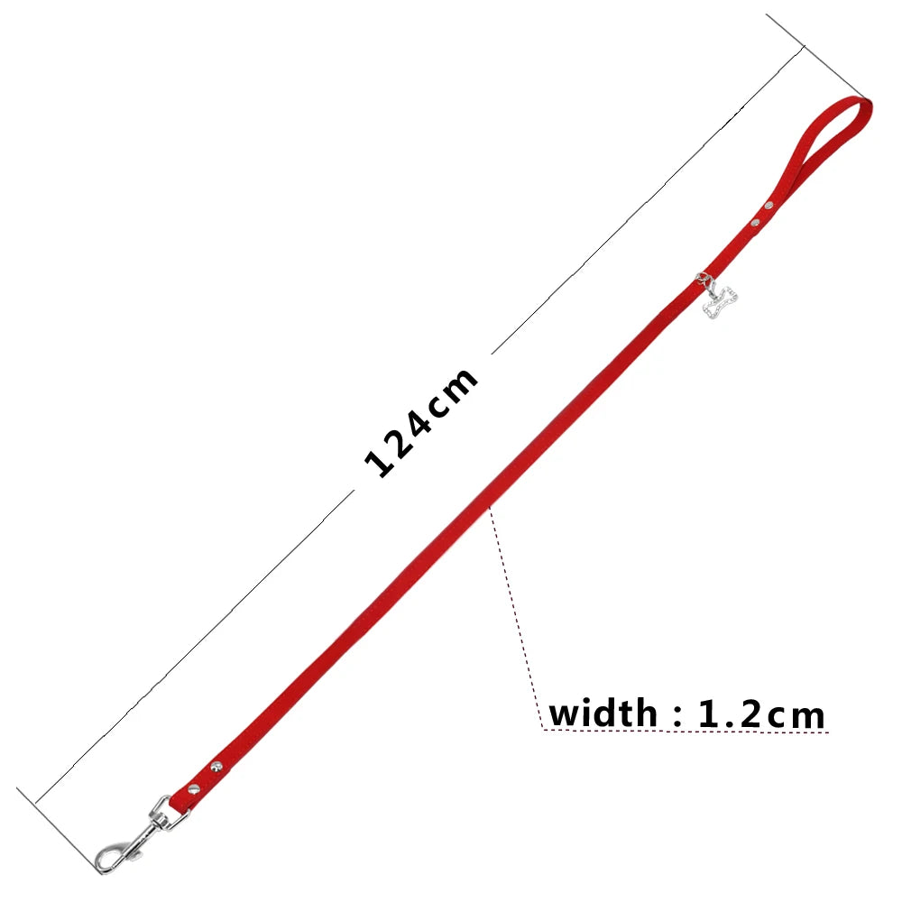 Kleine Hunde Lederleine – Weiches Wildleder für Chihuahua, Yorkshire, Mops & Katzen – Rosa